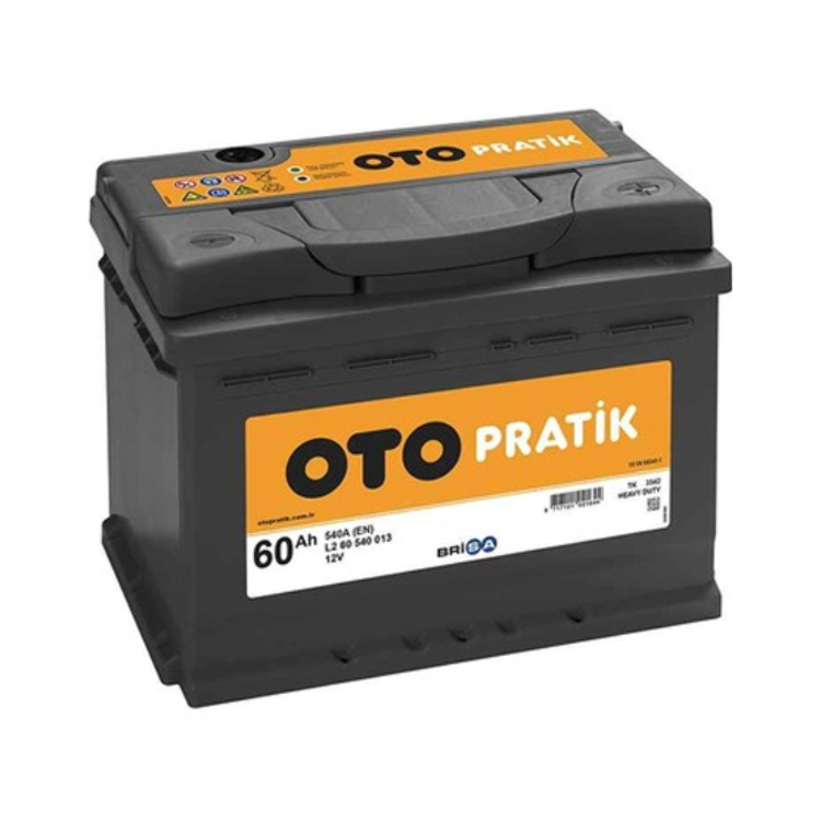 12V60AH TAM BAKIMSIZ L2 KUTU TIRNAKLI