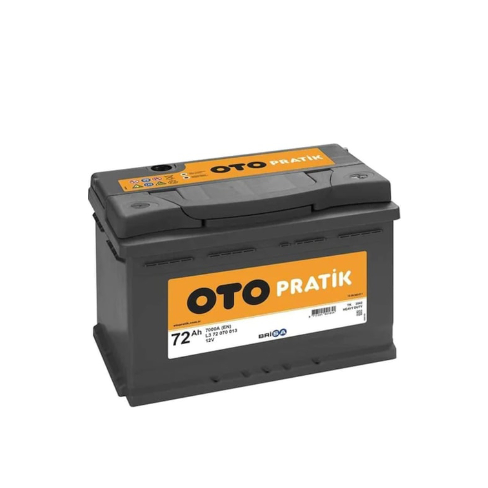 12V72AH TAM BAKIMSIZ,L3KUTU,TIRNAKLI