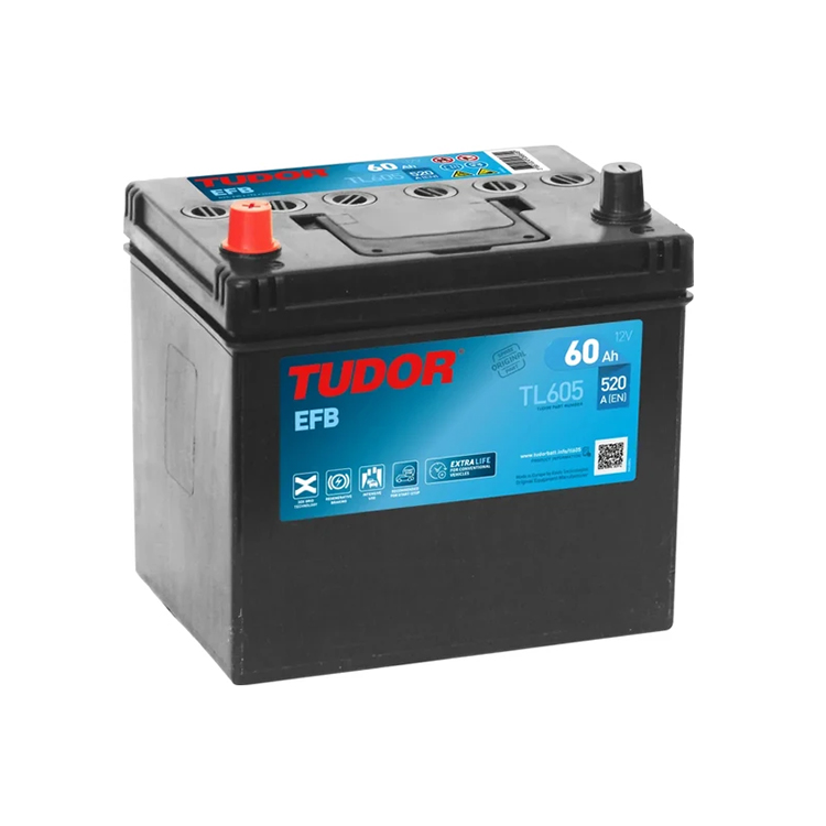 AKU 12V 60 AH START STOP EFB D23 TER