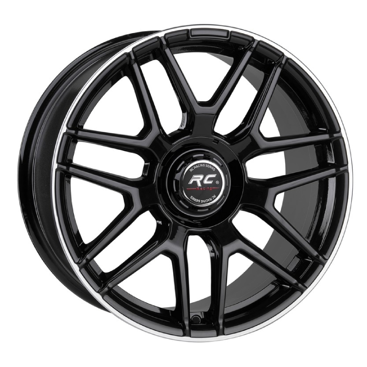 9.0X18 5X112 211 ET48 66.60 BLACK LIP POLISH