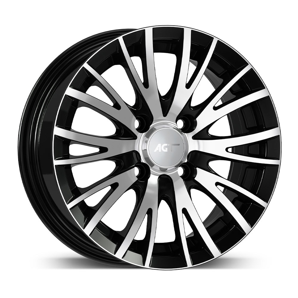 6.0X14 4X108 14014 ET25 65.1 GLOSS BLACK DIAMOND