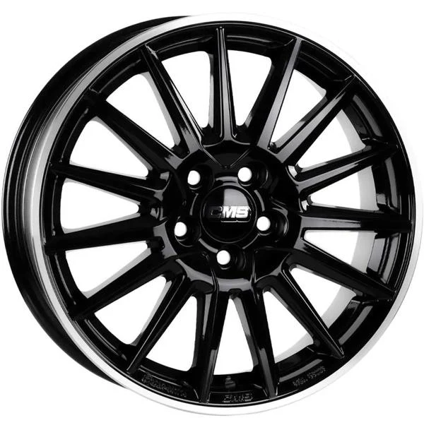 6.0X15 4X98 ET35 58.1 DIAMOND RIM BLACK GLOSS