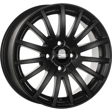 6.5X15 5X100 ET43 57.1 COMPLETE MATT BLACK