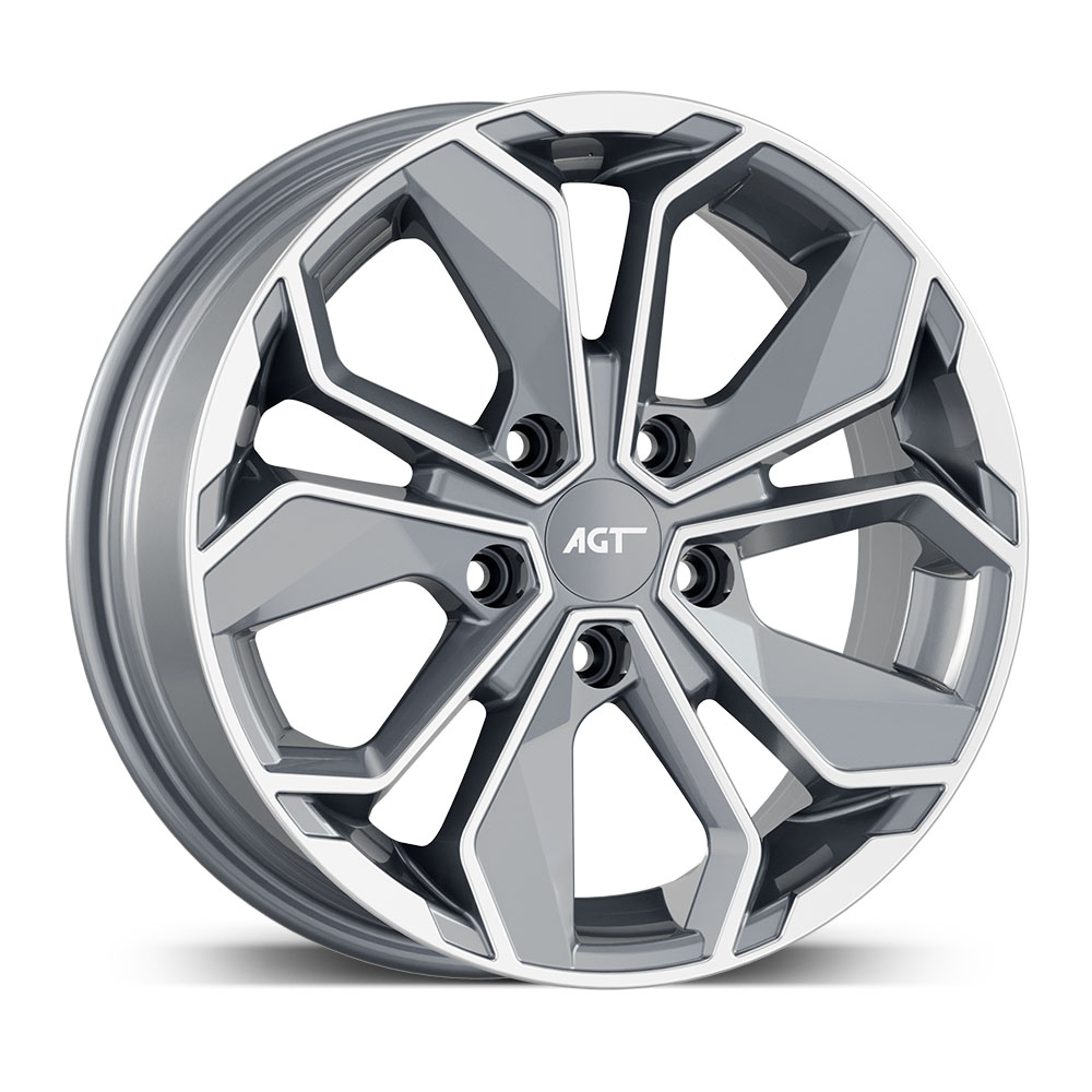 6.5X16 4X100 16163 ET40 67,1 GUN METAL DIAMOND