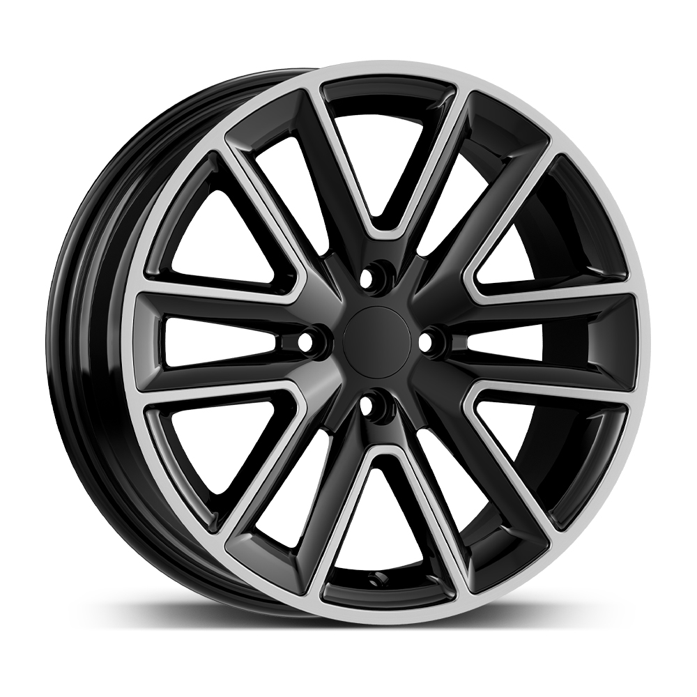 6.5X16 4X100 16274 ET37 60.1 GLOSS BLACK DIAMOND