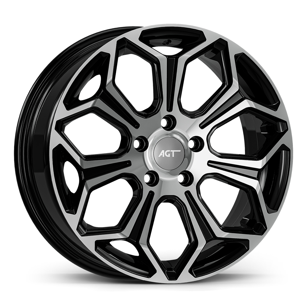 6.5X16 5X112 16263 ET40 67.1 GLOSS BLACK DIAMOND