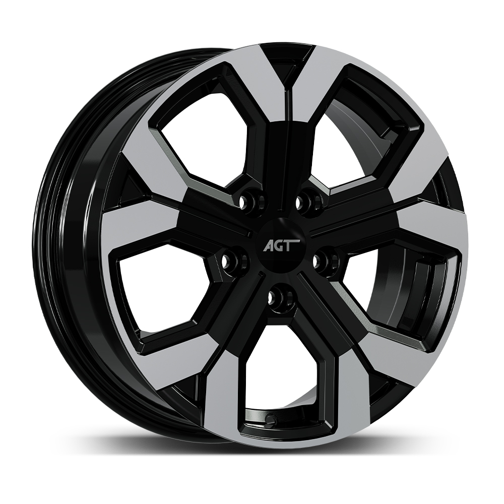 6.5X16 5X114 16260 ET40 66,1 GLOSS BLACK LIP DIAMOND