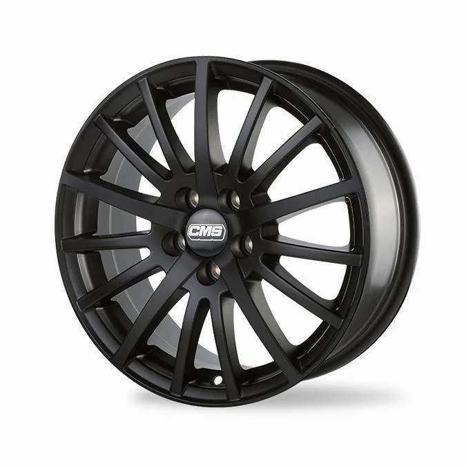 6.5X16 5X112 ET45 57.1 COMPLETE MATT BLACK