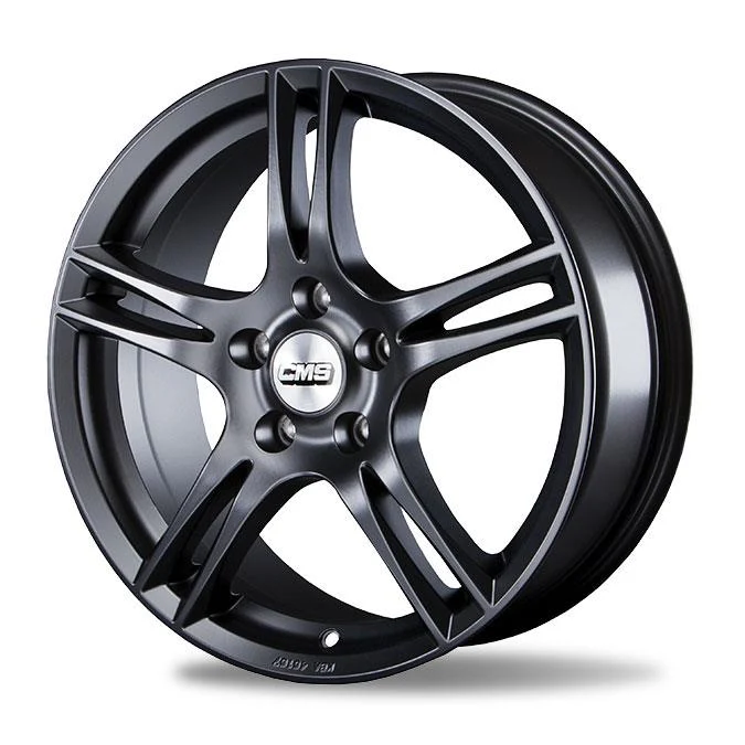 7.0X16 5X108 ET45 67.2 COMPLETE MATT BLACK