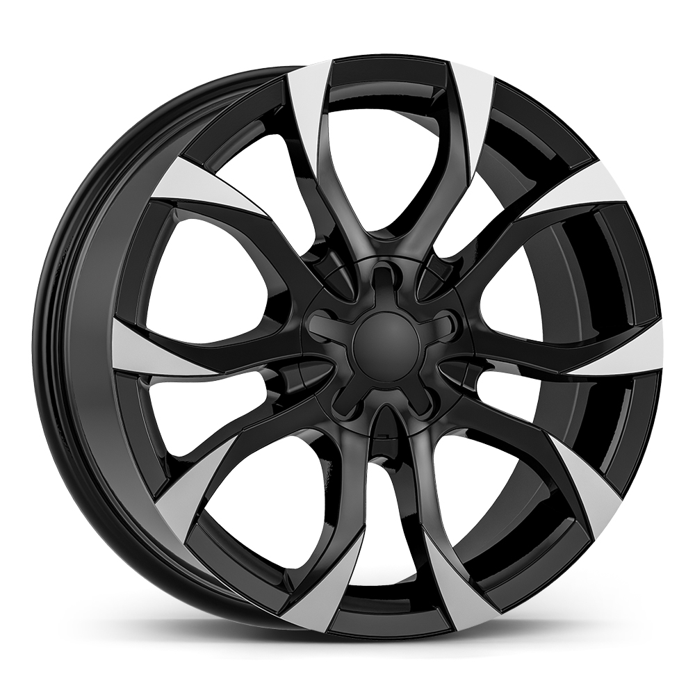 7.0X16 DXD 16002 ET35 72,6 GLOSS BLACK DIAMOND