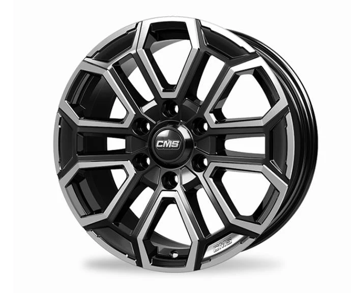 7.5X17 6X114.3 ET45 66.1 DIAMOND BLACK GLOSS
