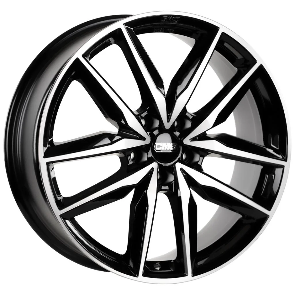 7.5X19 5X112 ET50 57.1 DIAMOND BLACK GLOSS