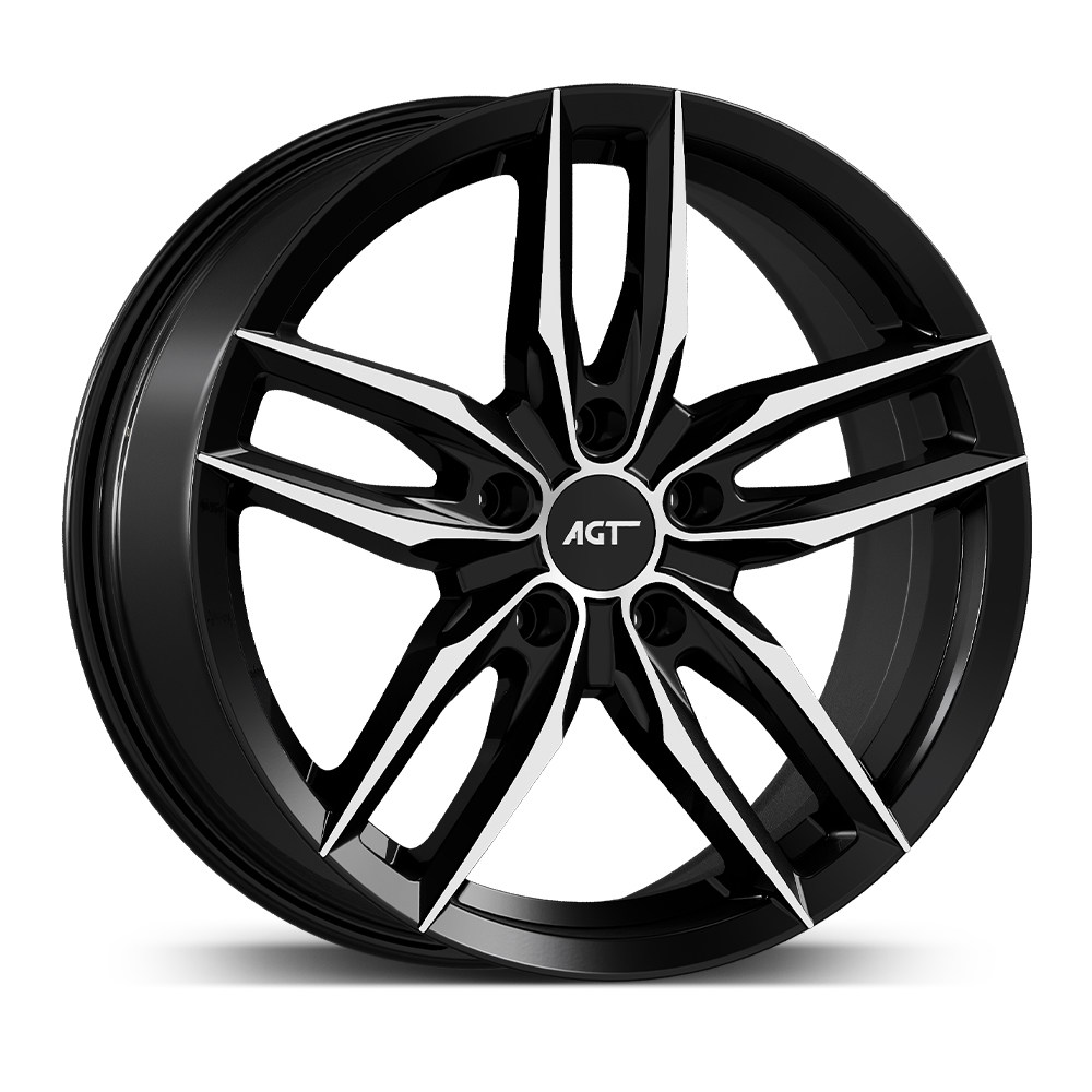 8.0X18 5X108 18172-1 ET35 72,6 GLOSS BLACK DIAMOND