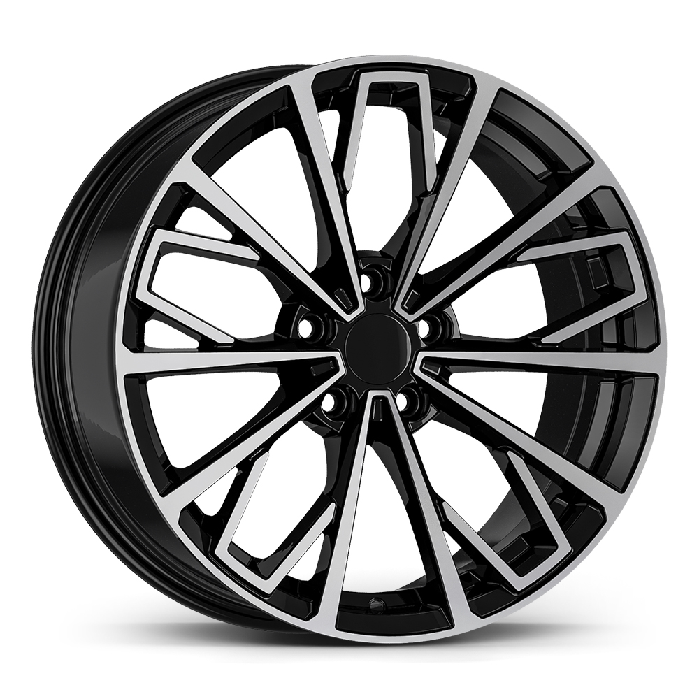 8.0X18 5X112 18289 ET35 66.5 GLOSS BLACK DIAMOND