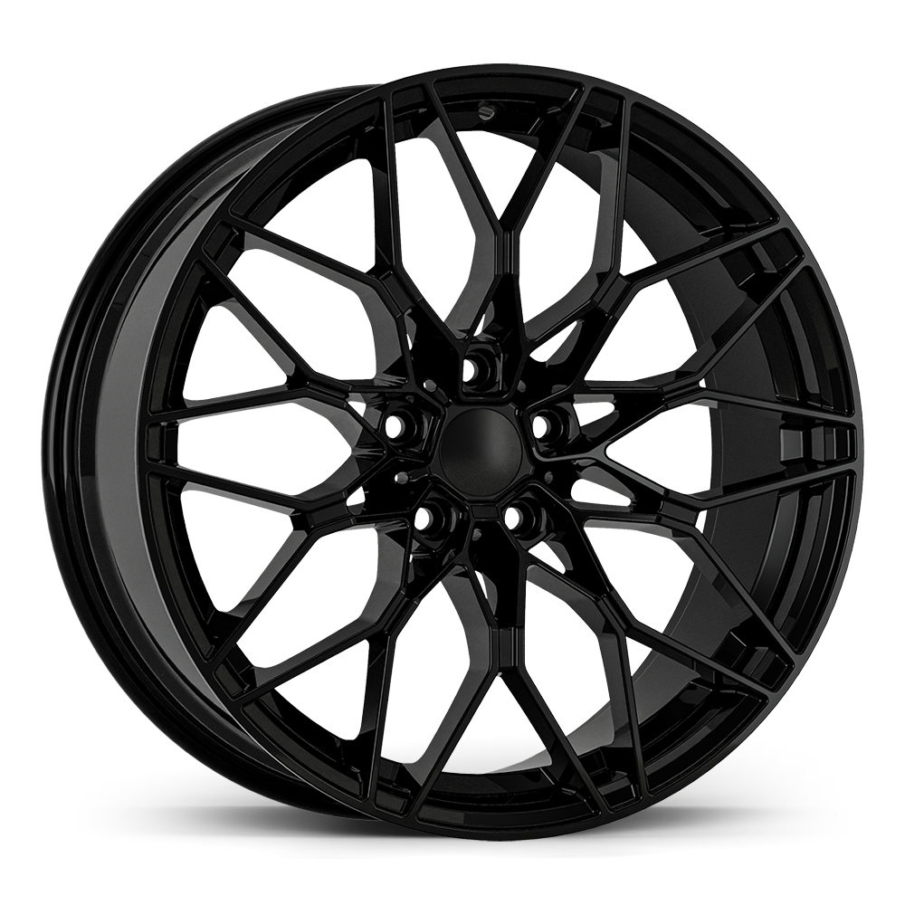 8.0X19 5X112 19280-1 ET27 66.6 GLOSS BLACK