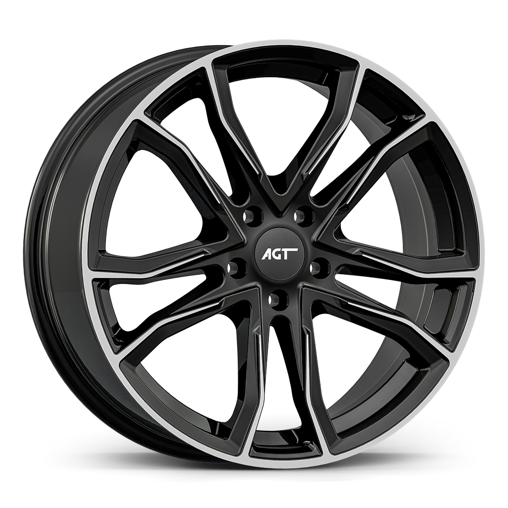 8.5X20 5X112 20173-1 ET45 66,6 GLOSS BLACK DIAMOND