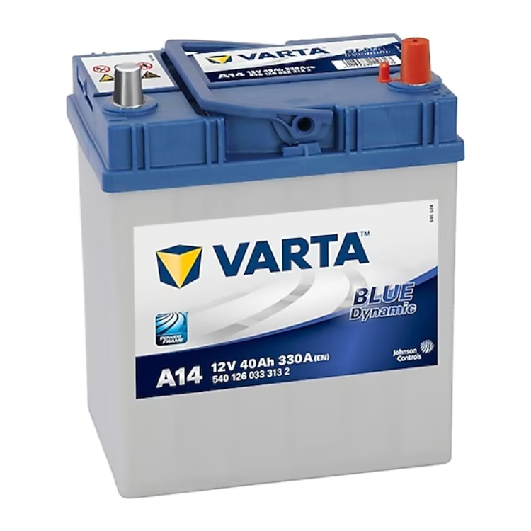12V 40AH VARTA AKU BLUE DYNAMİC JAPON DAR İNCE KUTUP