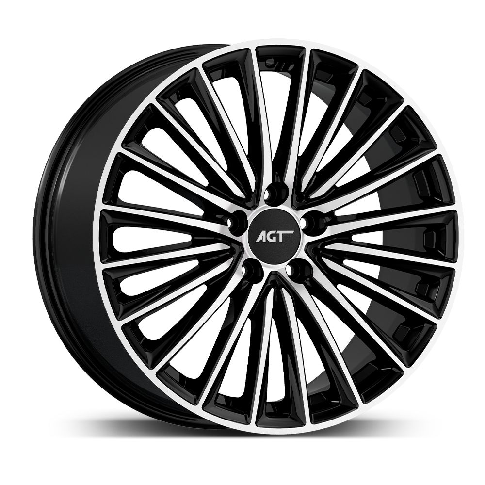 9.0X18 5X112 18269-2 ET50 66,6 GLOSS BLACK DIAMOND