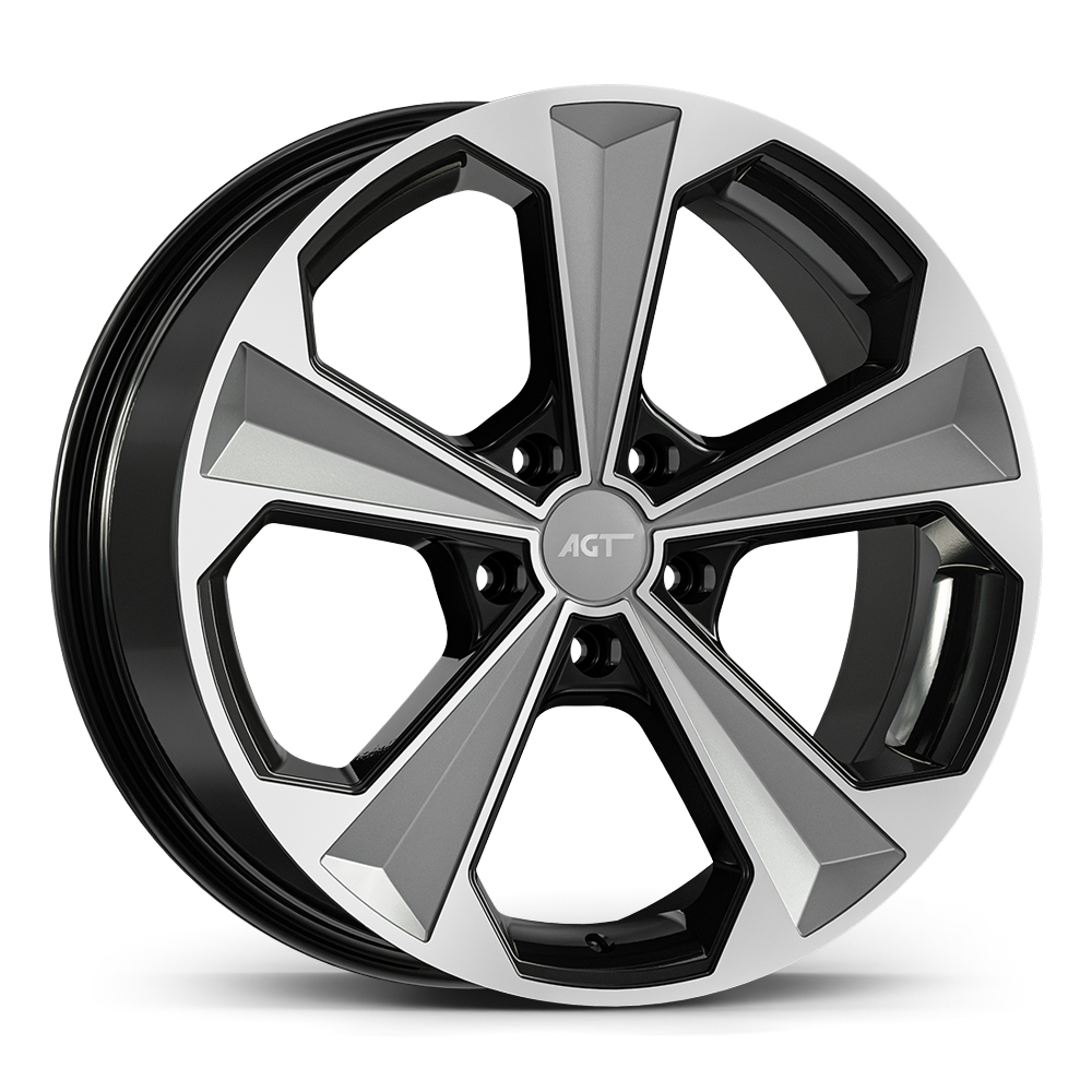 9.0X20 5X112 20062 ET38 72,6 GLOSS BLACK SILVER DIAMOND