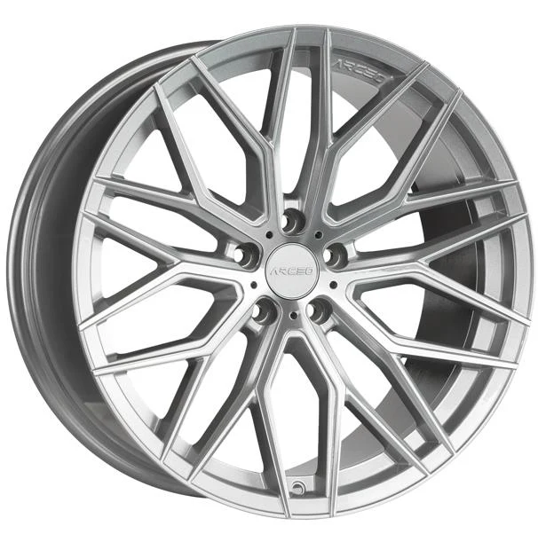 9.5X19 5X112 ET40 66.6 SILVER DIAMOND VALENCIA