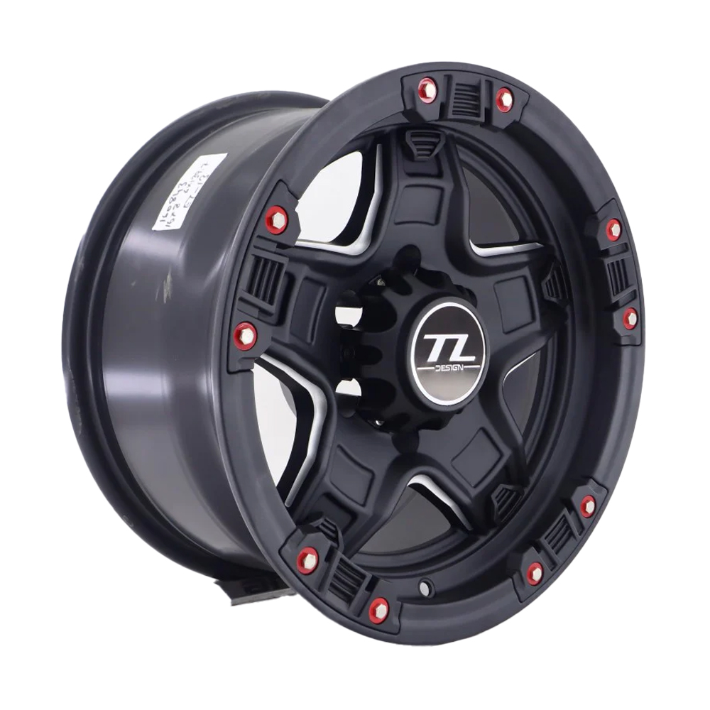 9X17 6X114.3 ET13 TL-5664 66.1 MAT BLACK MILLING