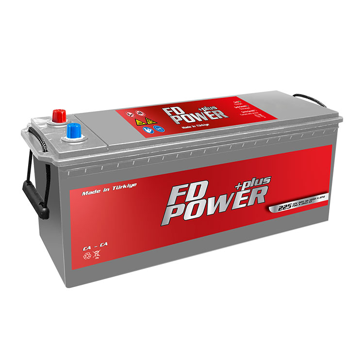 FSN 225AH BUSONLU D6 AHP ELYAFLI SIYAH KIRMIZI DUZ KUTUP