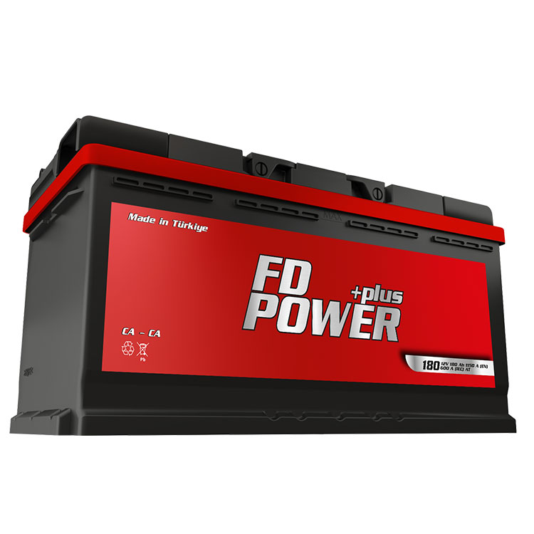 FSN 180AH BUSONLU TIRNAKLI BT HP SIYAH KIRMIZI DUZ KUTUP