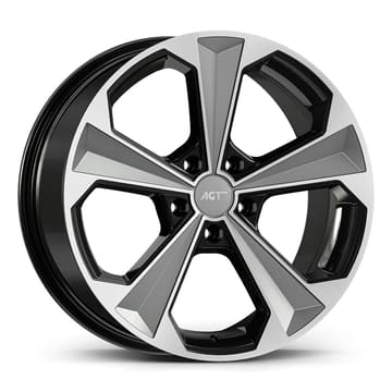 9.0X20 5X108 20062 ET38 72,6 GLOSS BLACK SILVER DIAMOND