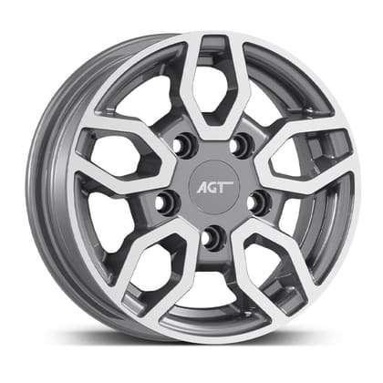 AGT WHEELS 6.0X12 5X112 12093-4 ET22 66,6 ANTRASIT DIAMOND