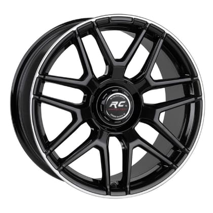 OUTLET 9.0X18 5X112 211 ET48 66.60 BLACK LIP POLISH
