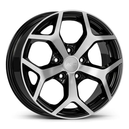 AGT WHEELS 6.0X14 4X108 14019 ET35 67,1 GLOSS BLACK DIAMOND