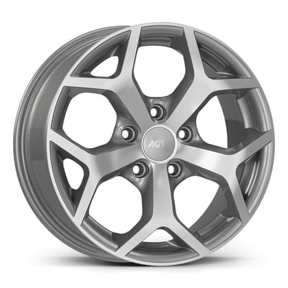 AGT WHEELS 6.5X15 4X100 15019 ET38 67,1 FULL SILVER
