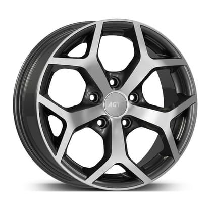 AGT WHEELS 6.5X15 4X108 15019 ET25 65,1 GLOSS BLACK DIAMOND