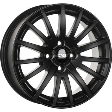 CMS 6.5X15 5X100 ET43 57.1 COMPLETE MATT BLACK