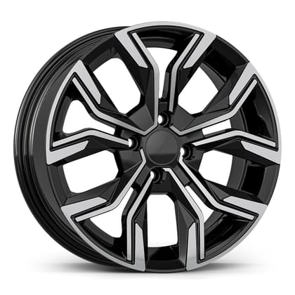 AGT WHEELS 6.5X16 4X100 16158 ET35 67,1 GLOSS BLACK DIAMOND