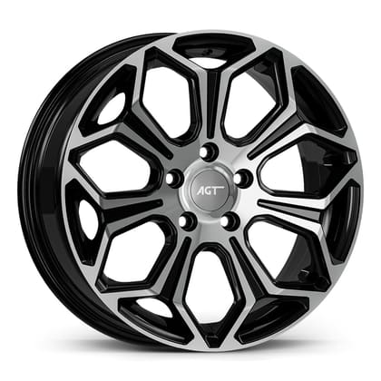 AGT WHEELS 6.5X16 5X108 16263 ET45 63.4 GLOSS BLACK DIAMOND