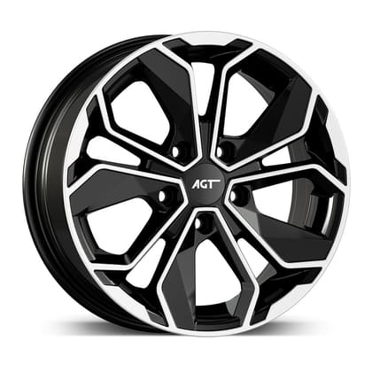 AGT WHEELS 6.5X16 5X114 16163 ET35 67,1 GLOSS BLACK DIAMOND