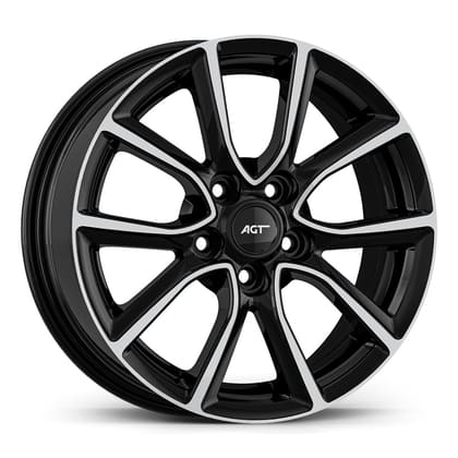 AGT WHEELS 6.5X16 5X114 16199 ET46 67.1 GLOSS BLACK DIAMOND