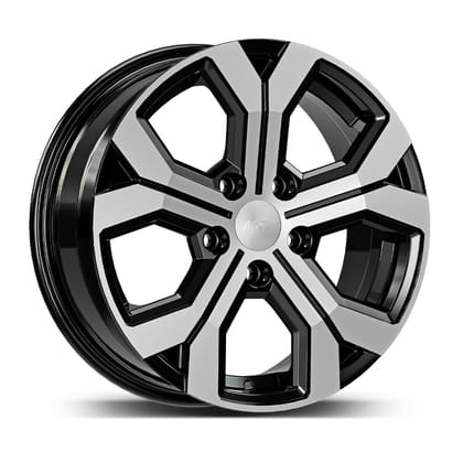 AGT WHEELS 6.5X16 5X114 16260 ET40 66,1 GLOSS BLACK DIAMOND