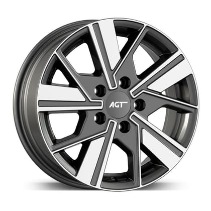 AGT WHEELS 6.5X16 5X118 16249 ET38 71,1 MATT GUN METAL DIAMOND