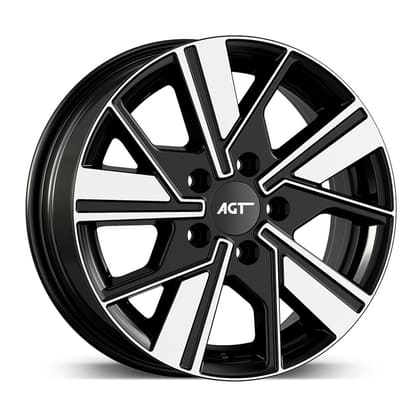 AGT WHEELS 6.5X16 5X130 16249 ET38 78,1 GLOSS BLACK DIAMOND