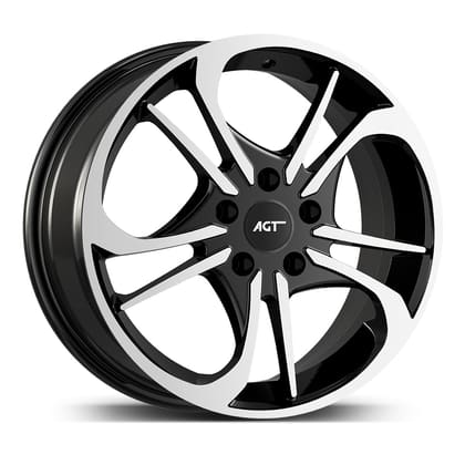 AGT WHEELS 6.5X17 5X114 17253 ET50 60,1 GLOSS BLACK DIAMOND