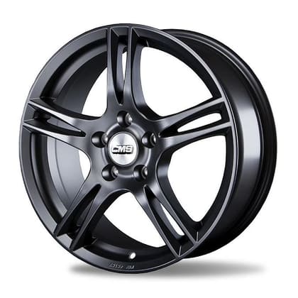 CMS 7.0X16 5X112 ET45 57.1 COMPLETE MATT BLACK