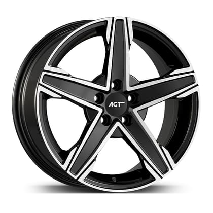 AGT WHEELS 7.0X16 5X114 16256 ET35 67,1 GLOSS BLACK DIAMOND
