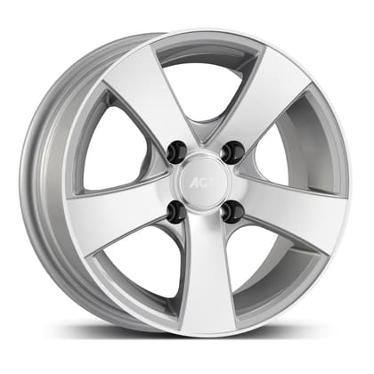AGT WHEELS 7.0X16 5X120 16001 ET35 65,1 SILVER DIAMOND