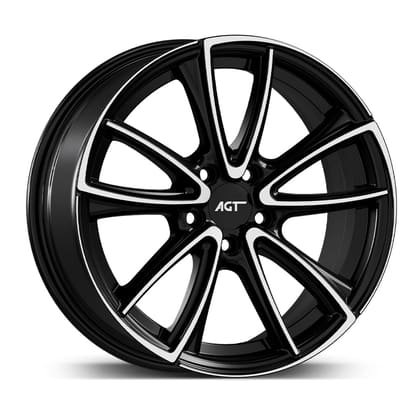 AGT WHEELS 7.0X16 5X98 16074 ET35 67,1 GLOSS BLACK DIAMOND