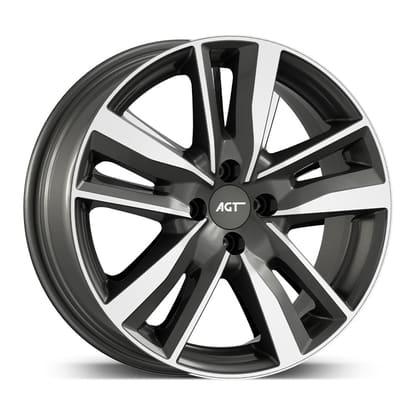 AGT WHEELS 7.0X17 4X100 17226-1 ET35 67,1 TITAN DIAMOND