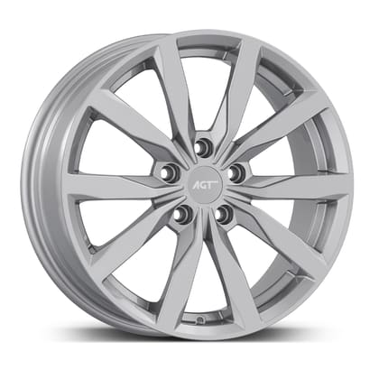 AGT WHEELS 7.0X17 5X100 17261 ET40 57,1 FULL SILVER