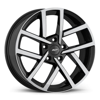 AGT WHEELS 7.0X17 5X114 17087 ET40 67,1 GLOSS BLACK DIAMOND