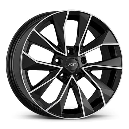 AGT WHEELS 7.0X17 5X114 17129 ET43,5 67.1 GLOSS BLACK DIAMOND